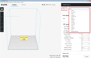 Configure Ultimaker Cura Software For Use The Creality 3d Printer Model Ender 3 Emcu