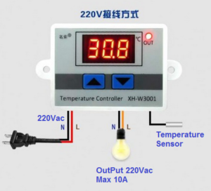 XH-W3001 Digital LCD Display Temperaturregler Microcomputer V0L2 