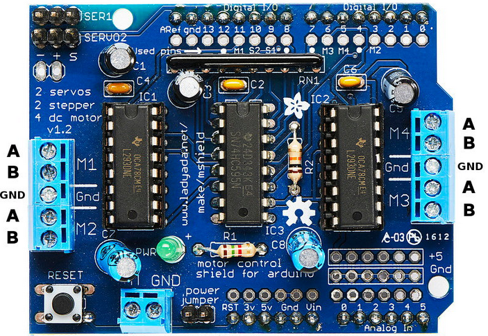 How to use the Adafruit Motor Shield on STM32 NUCLEO | EMCU